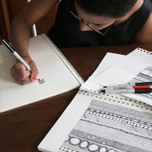 SAYDA Doodle Dress: Drawing Process